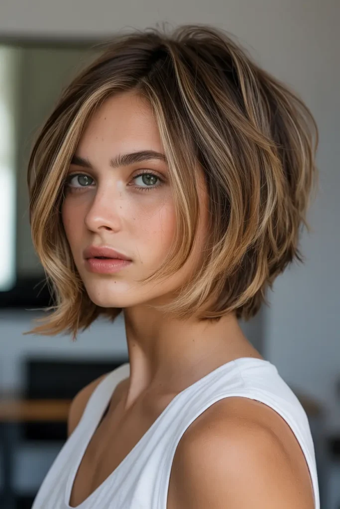30 Feathered Bob Hairstyles That Are Totally Trending 3 3. Feathered Inverted Bob