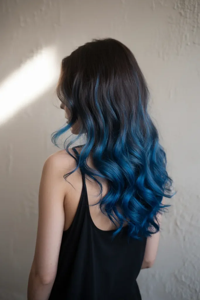 3. Navy Blue Hair Hue