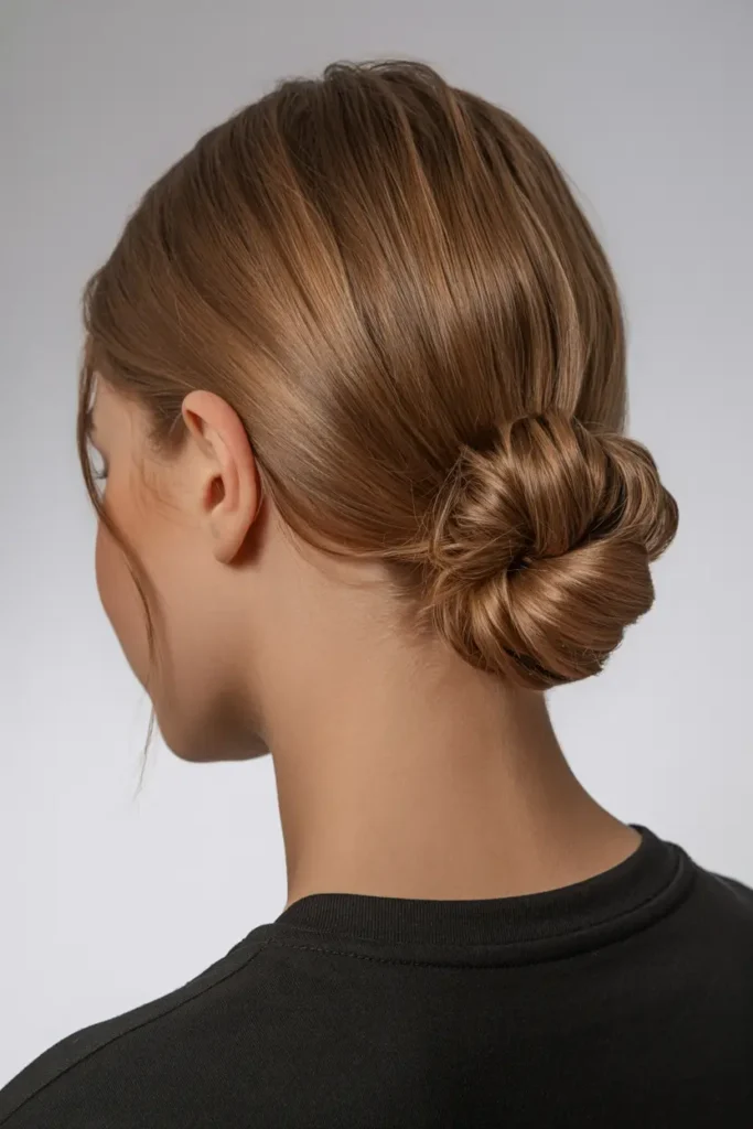 3. Side Messy Bun