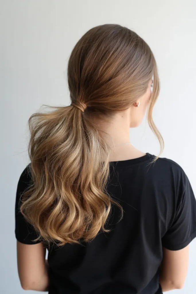 3. Side Messy Ponytail