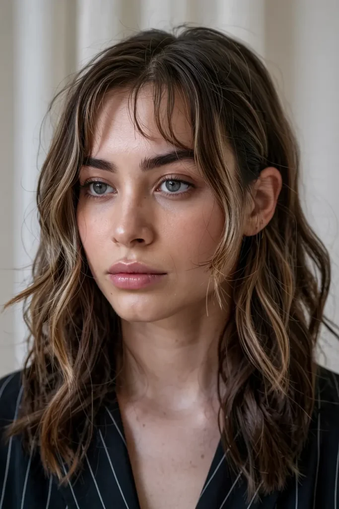 3. Soft Curtain Bangs