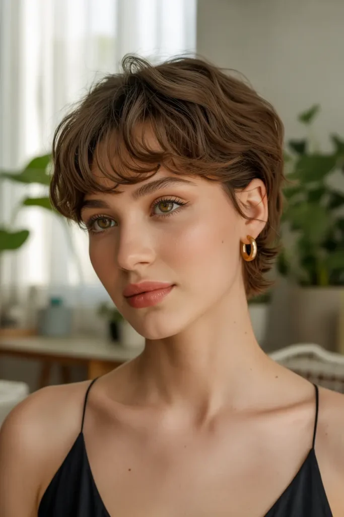20 Pixie Cuts for All Face Shapes, Find Your Style 3 3. Wispy Bangs Pixie