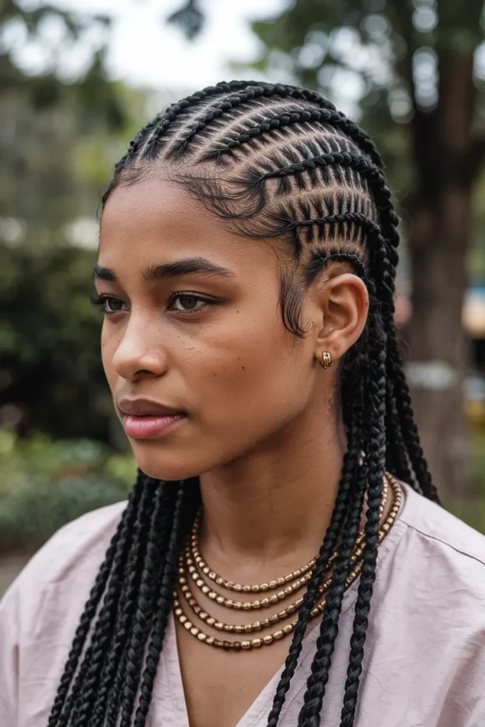 4. African Cornrow Patterns
