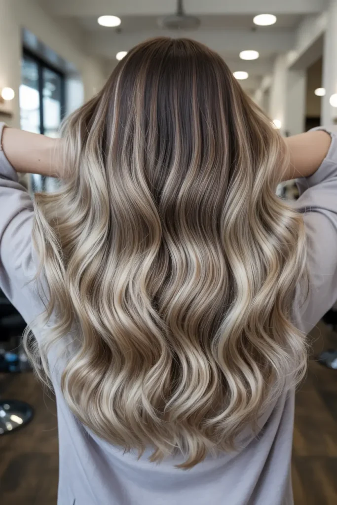 4. Ash Blonde Highlights