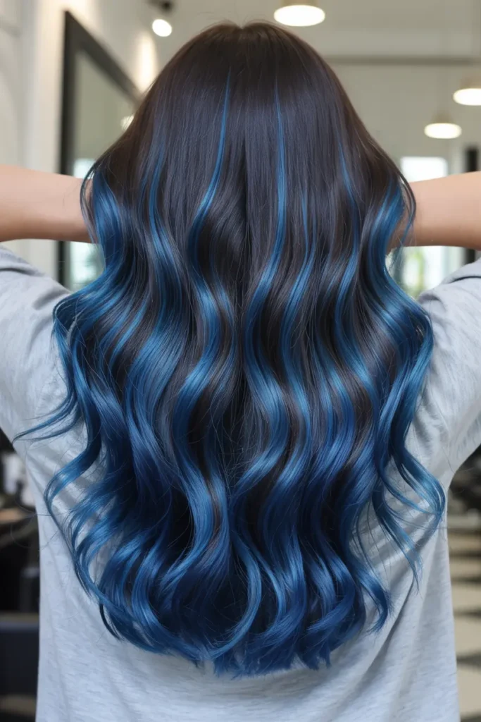 4. Dark Blue Ombre