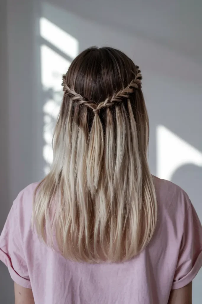 4. Icy Ash Blonde with Dark Roots