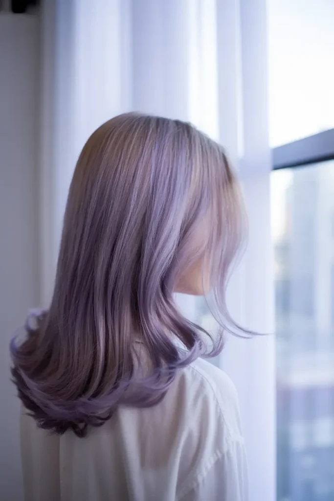 4. Light Purple Balayage