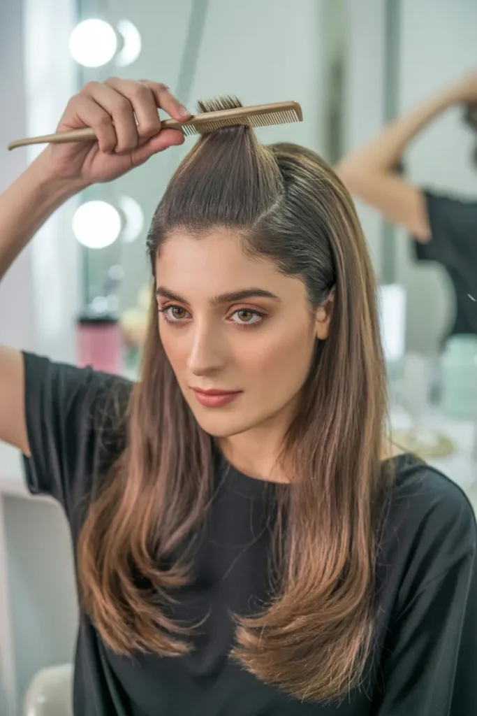 30 Easy Hairstyle Style Hacks for Every Hair Type 5 5. Backcomb Only the Roots for Lift