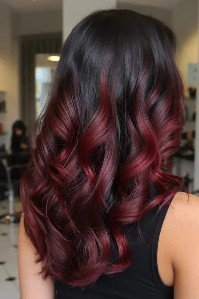 5. Black Base Cherry Red
