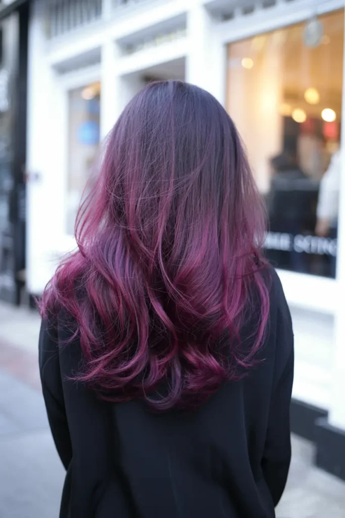 5. Black Base Dark Burgundy