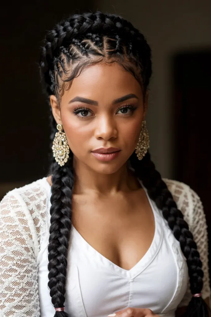 5. Ghana Braids Crown