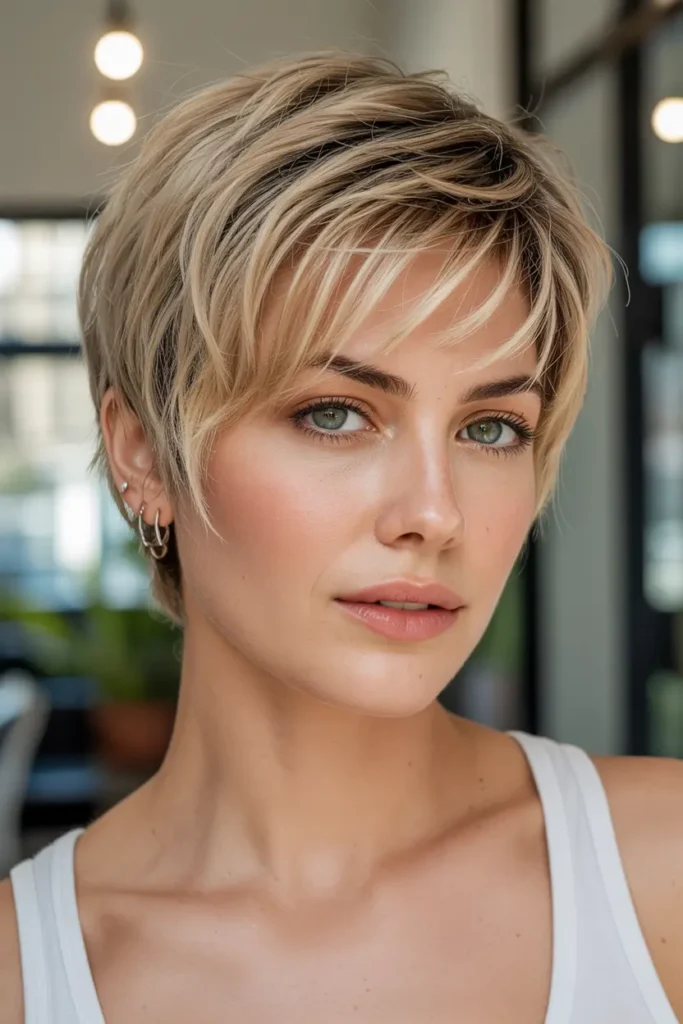 20 Pixie Cuts for All Face Shapes, Find Your Style 5 5. Layered Pixie Cut