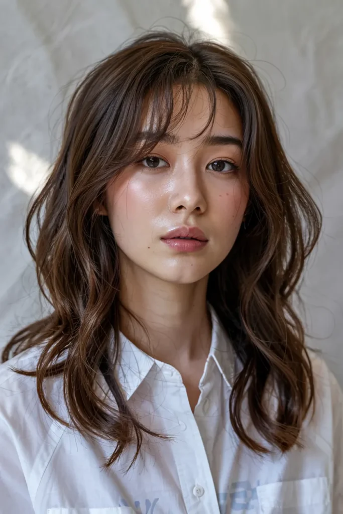 5. Wispy See Through Bangs