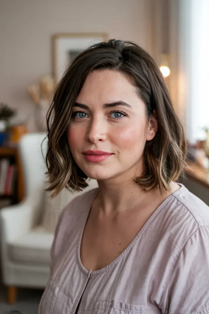 6. Angled Chin Length Bob