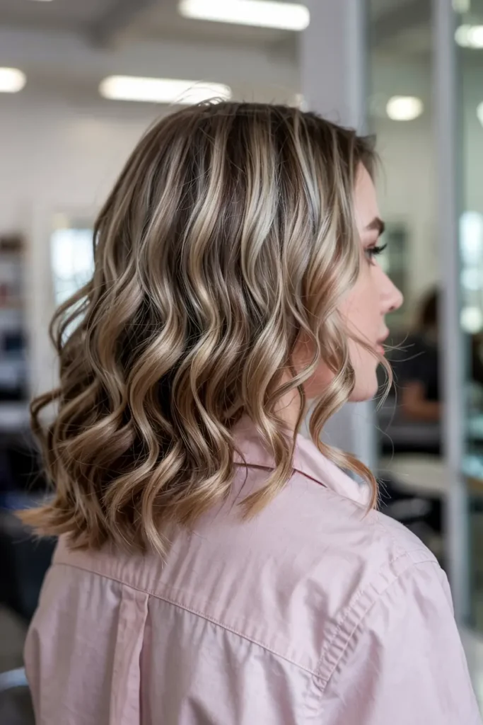 6. Dark Ash Blonde with Lowlights