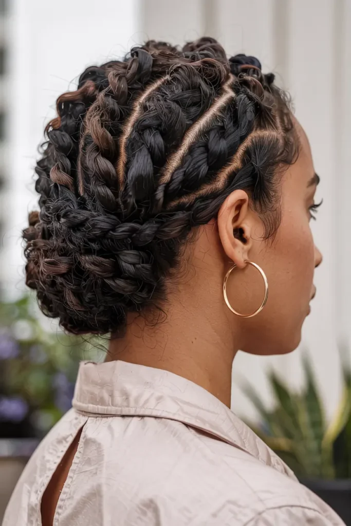 6. Island Twists Low Updo