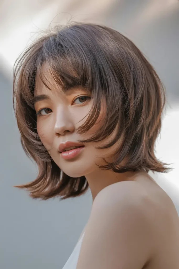 6. Korean Short Layered Cut