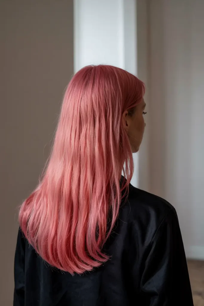 6. Neon Pink Hair Color