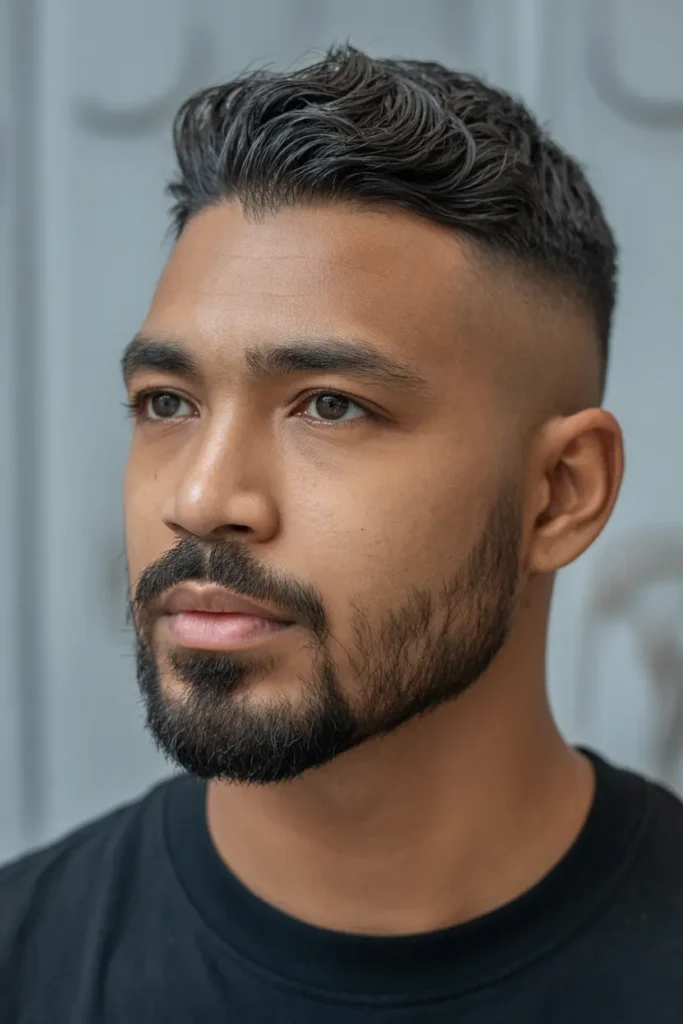 6. Short Circle Beard