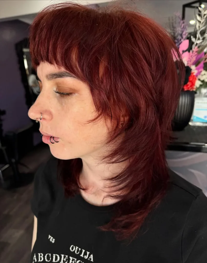Choppy Wolf Mullet with Fringe