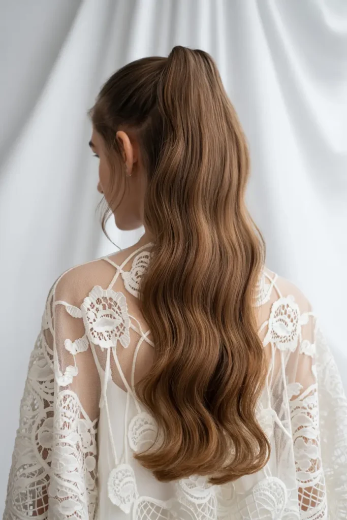 30 Easy Hairstyle Style Hacks for Every Hair Type 7 7. Create a Fuller Ponytail with the Double Pony Trick