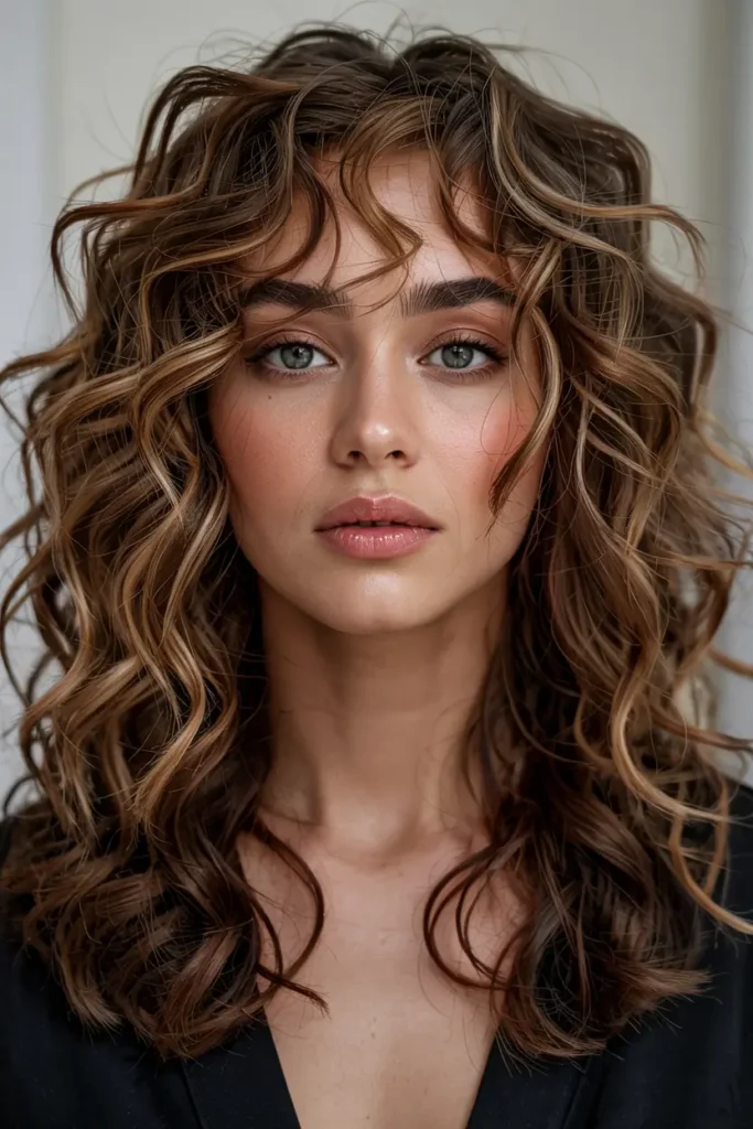 7. Curly Shag Cut