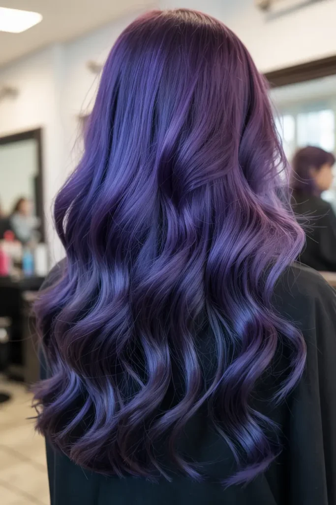 7. Dark Blue with Violet Shine