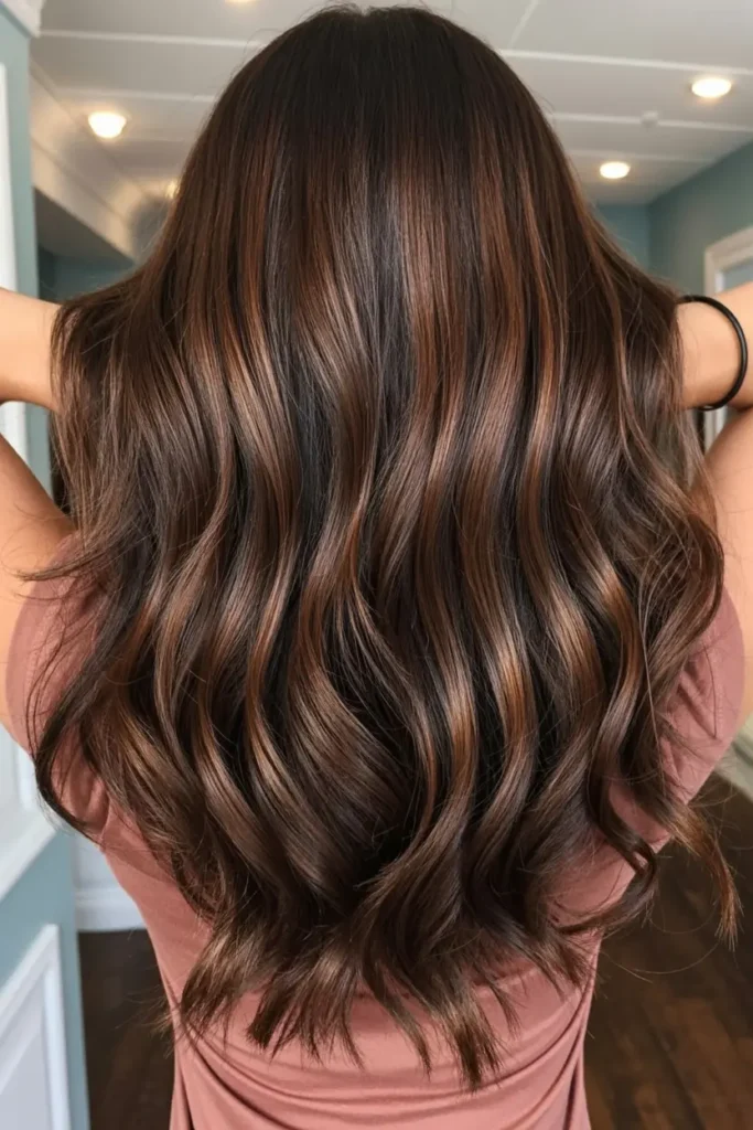 7. Dark Chocolate with Lowlights