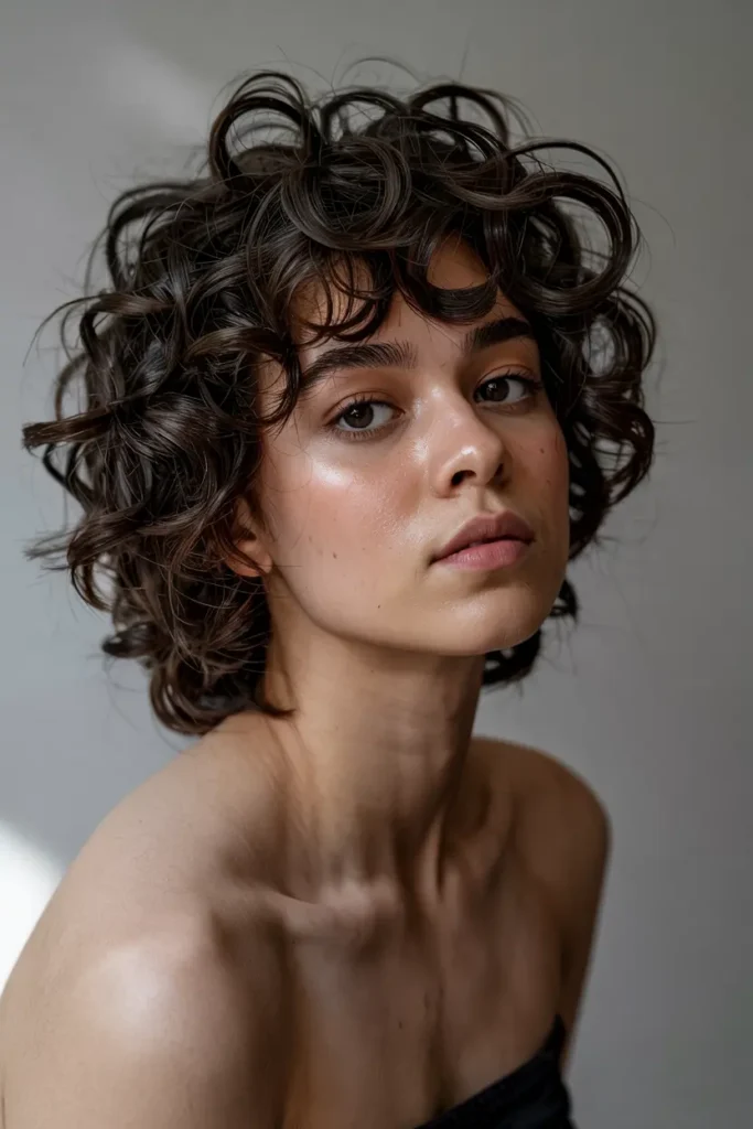 7. Defined Curl Mullet