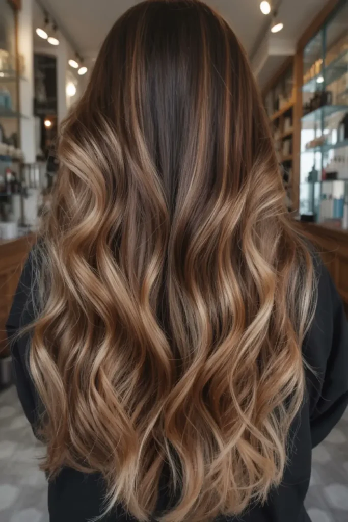 7. Golden Blonde Highlights