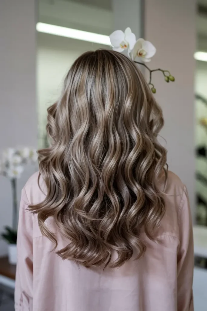 7. Icy Dark Ash Blonde Hue