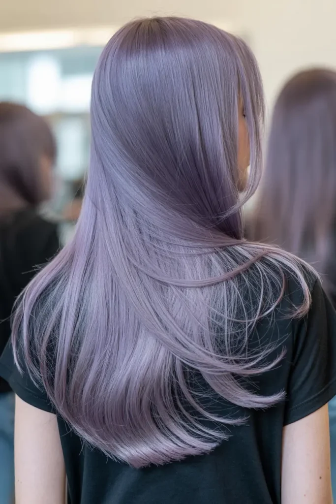 7. Light Purple with Silver Tint