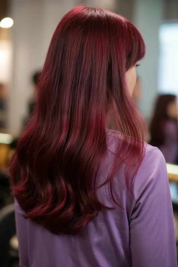 7. Rich Bordeaux Cherry Red