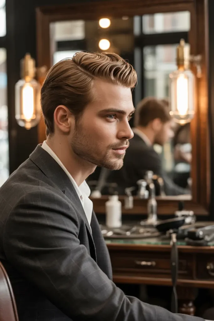 7. Tapered Side Part