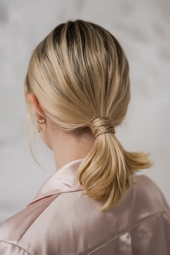 30 Easy Hairstyle Style Hacks for Every Hair Type 8 8. Cover Hair Ties with a Strand of Hair