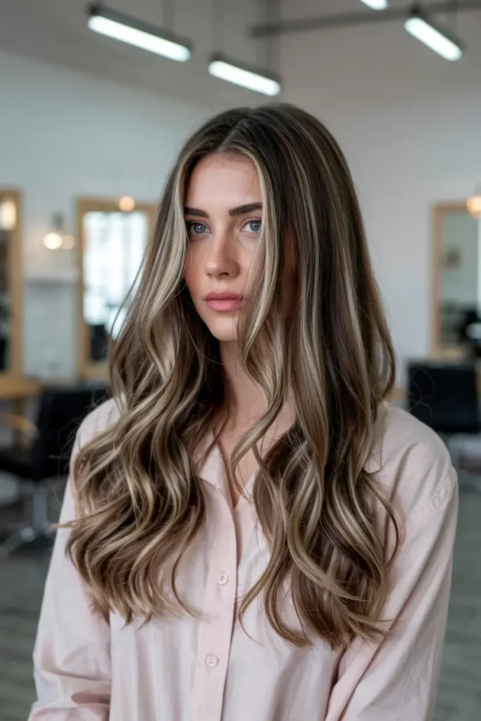 8. Dark Ash Blonde Babylights