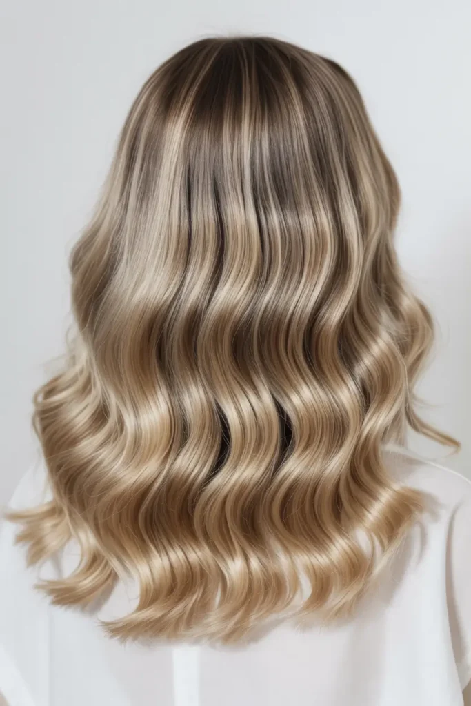 8. Dark Blonde Root Melt