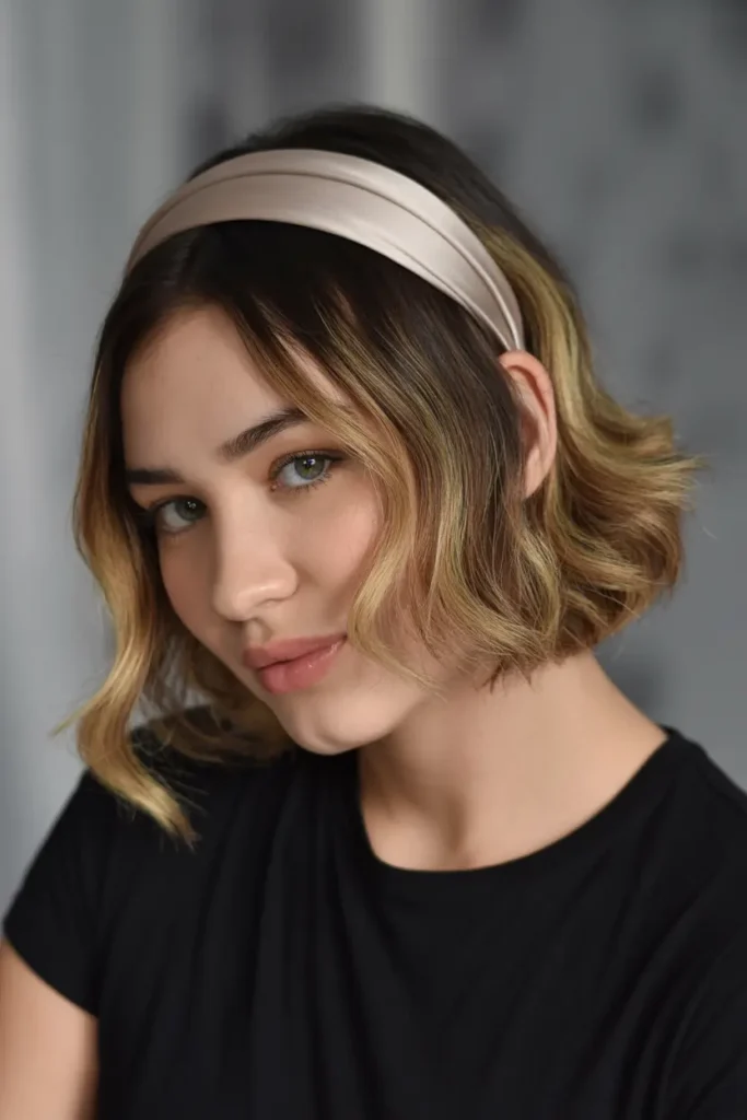 Messy Bob Hairstyles That Look Good on Everyone 8 8. Messy Bob with Headband