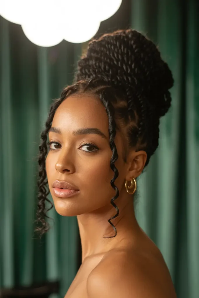 8. Passion Twists Updo