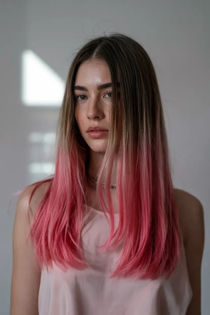 8. Pink Ombre Fade