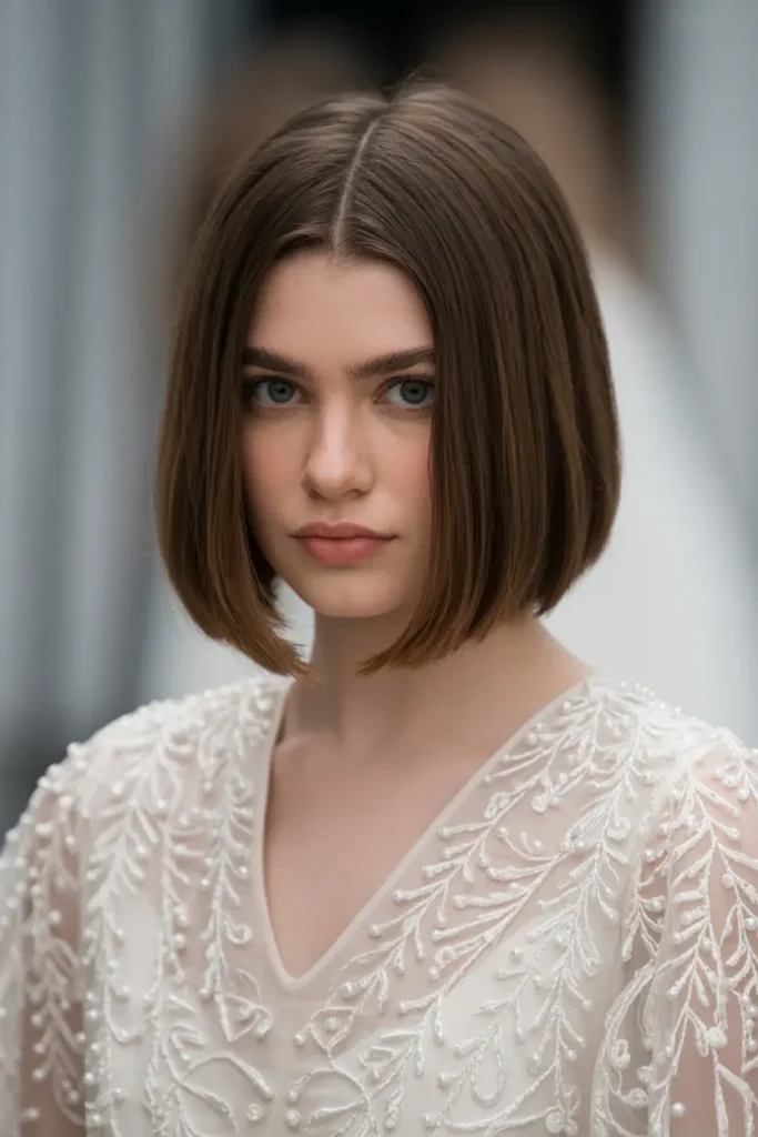 8. Polished Straight Bob