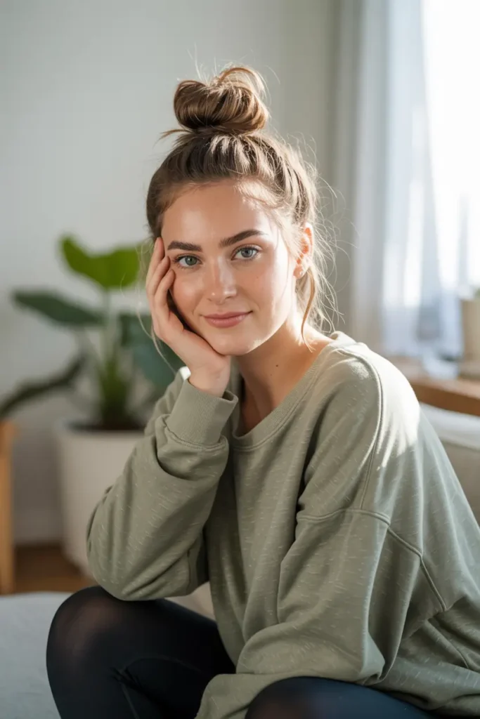 8. Quick Top Knot