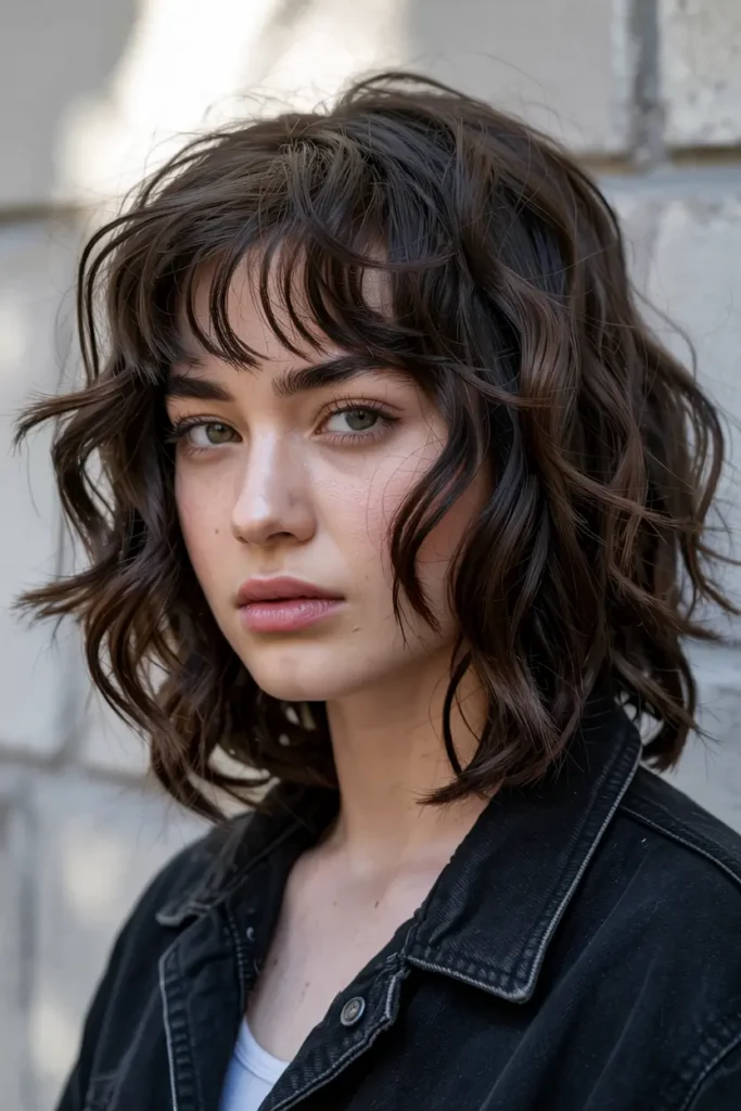 9. Choppy Wavy Wolf Fringe
