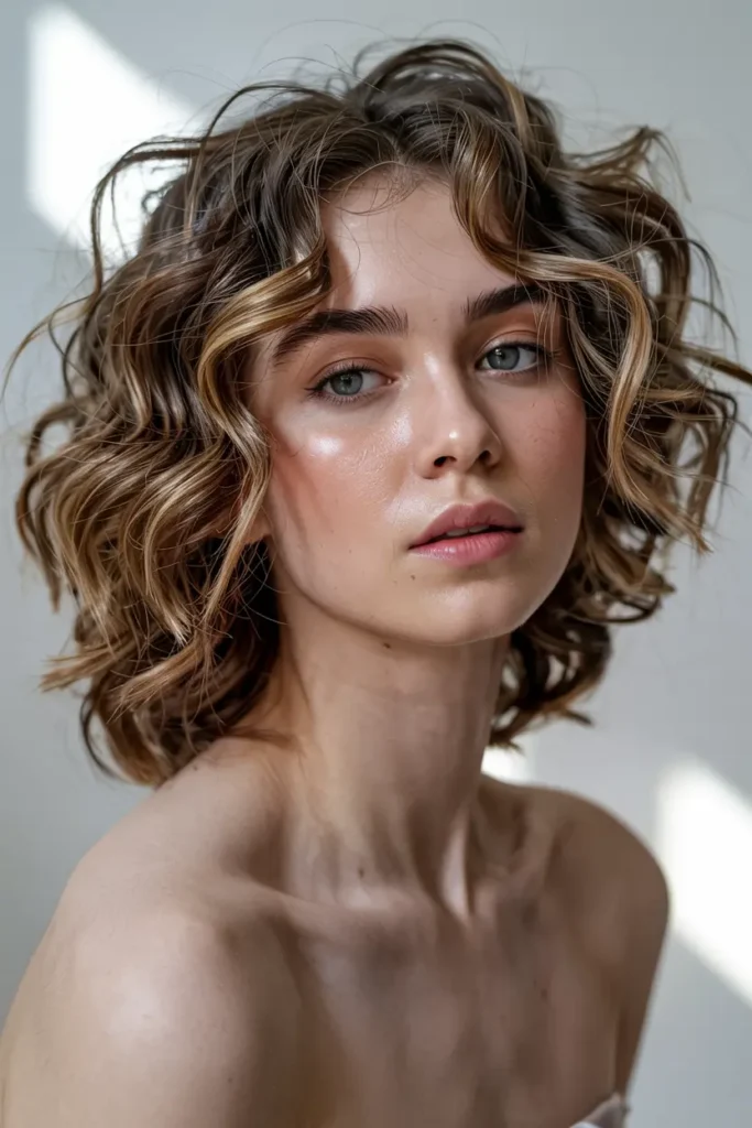 9. Loose Wave Mullet