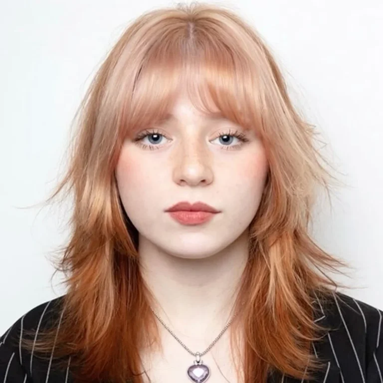 Blonde Wolf Cut