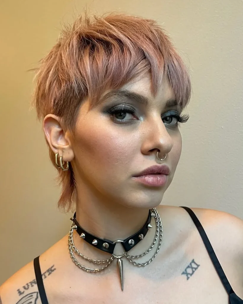 Textured Short Mullet