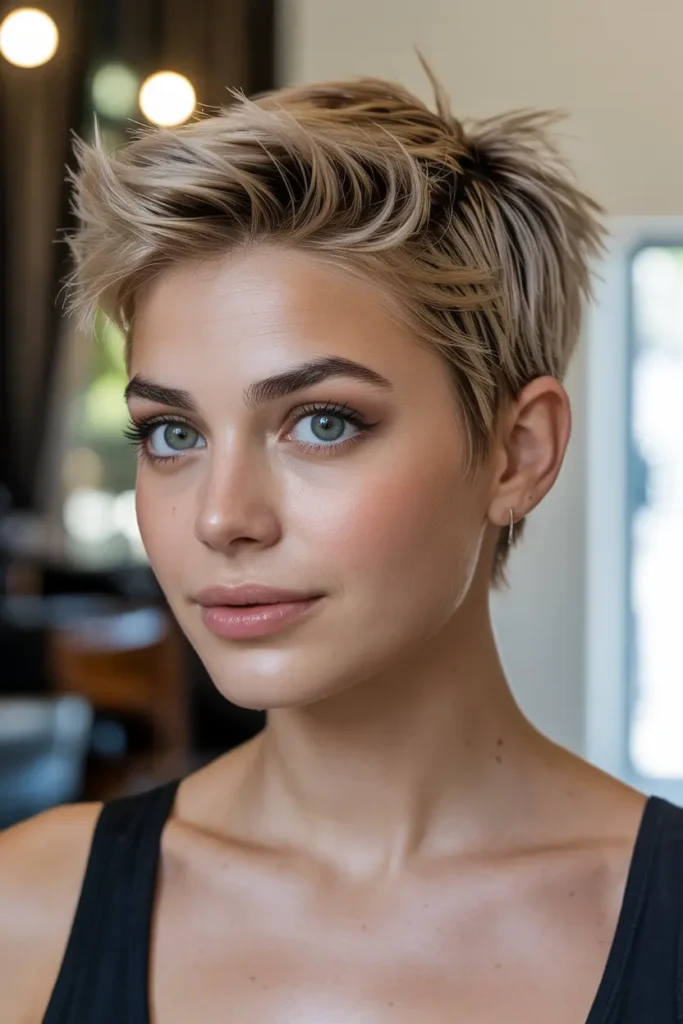 30 Short spiky haircuts for bold edgy hairstyles 1 1. Classic Spiky Pixie