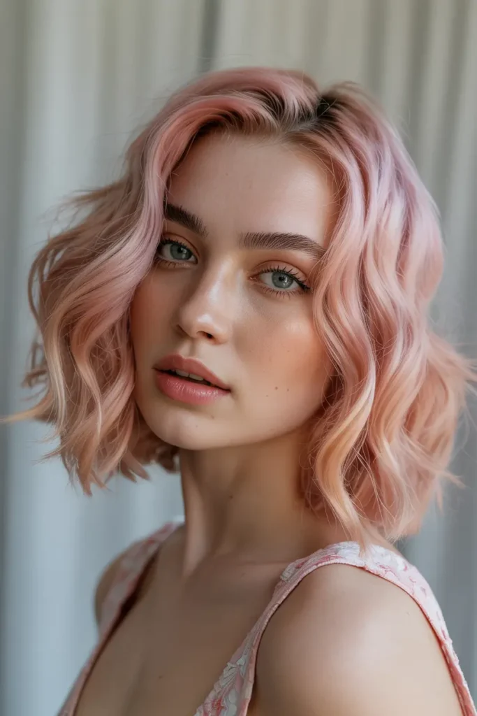 1. Pastel Pink Hair