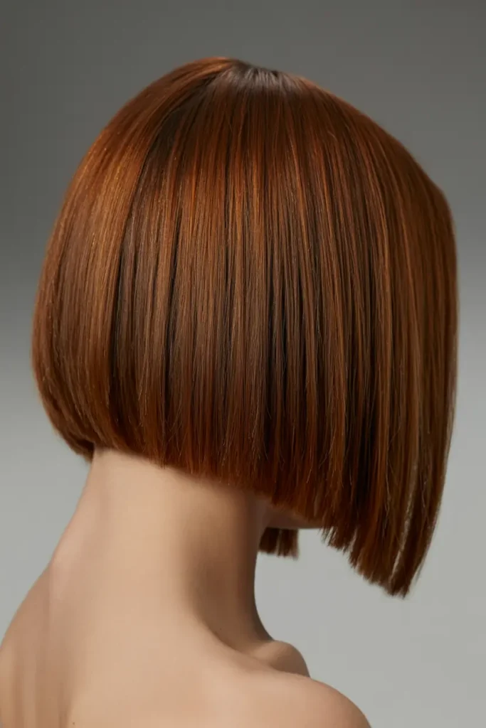1. Sleek Chin Length Bob