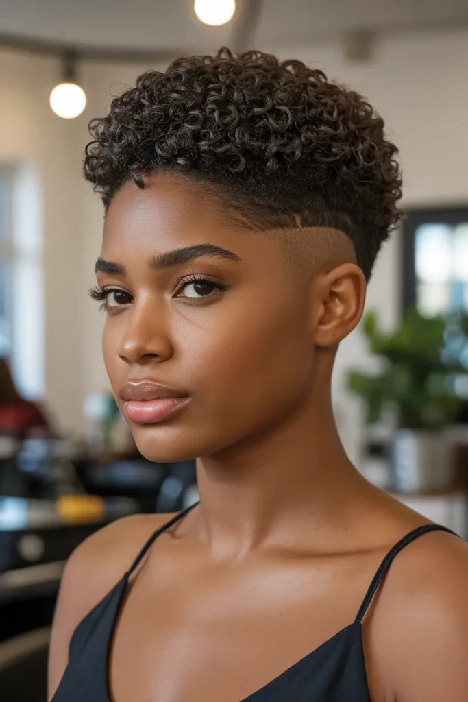 1. Tapered Afro Cut